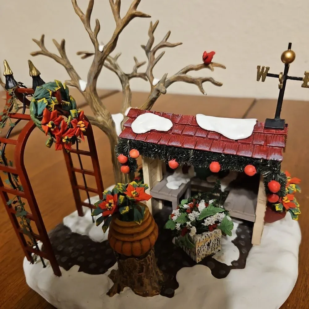Department 56 Winter Trimmings Holiday Table Decor